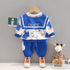 Spring and Autumn Boys Long Sleeve Set Two-Piece Set